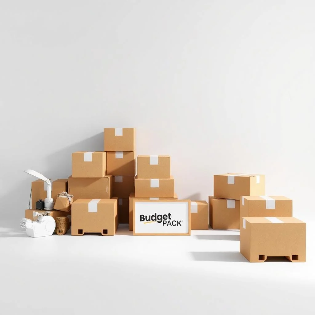 Precio de mudanza en Barcelona cajas agrupadas