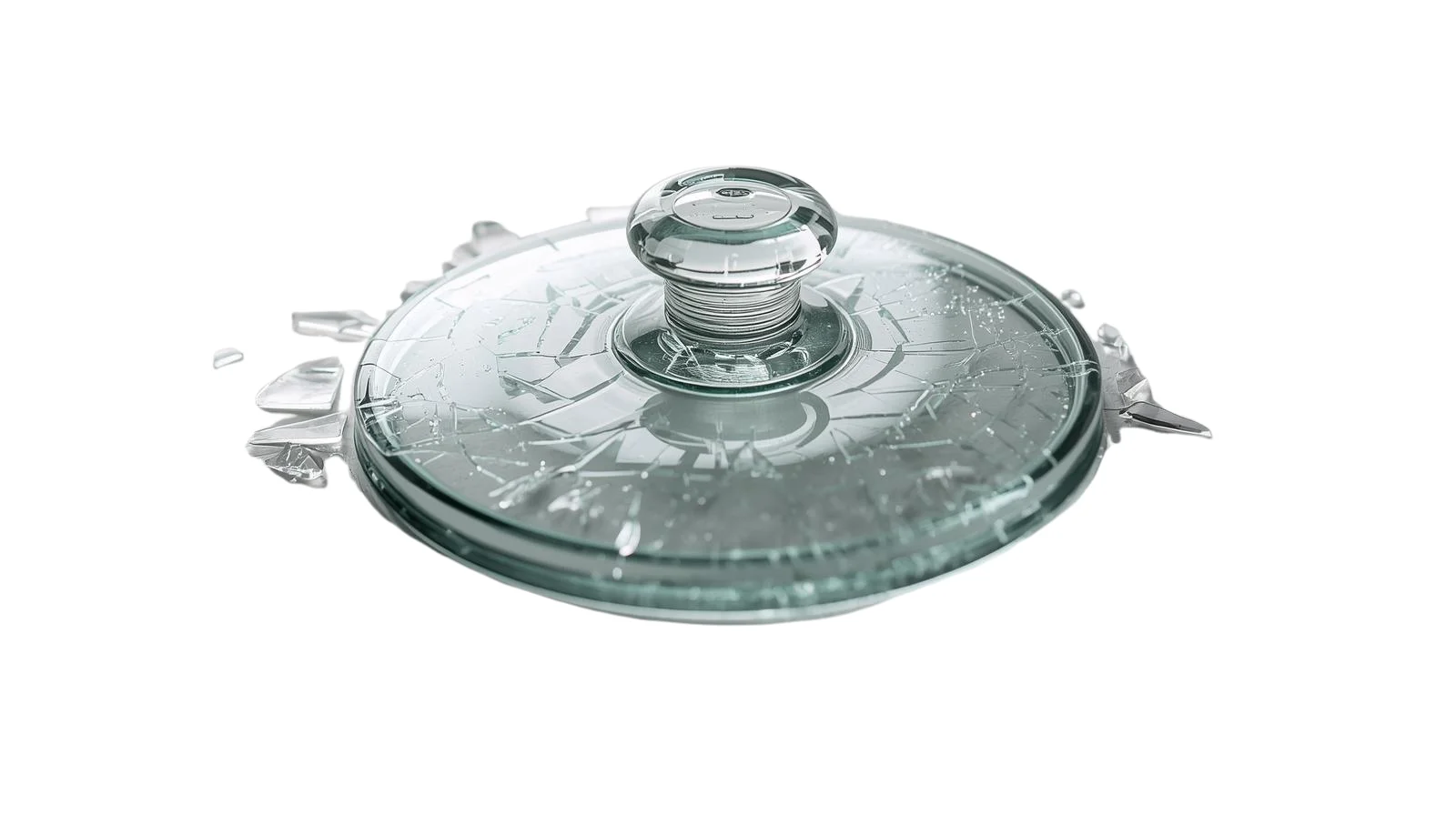 tapa de cristal rota