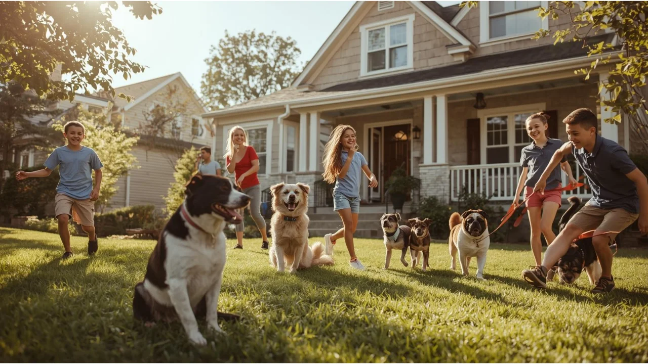 Niños, mascotas y vivienda